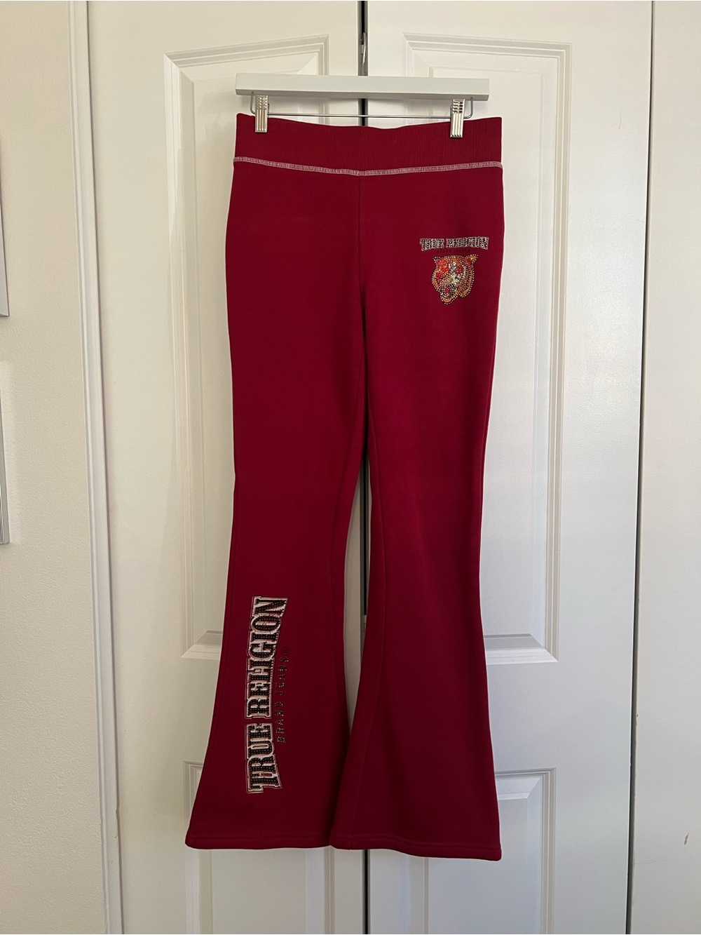 True Religion Women’s Burgundy Fleece Set